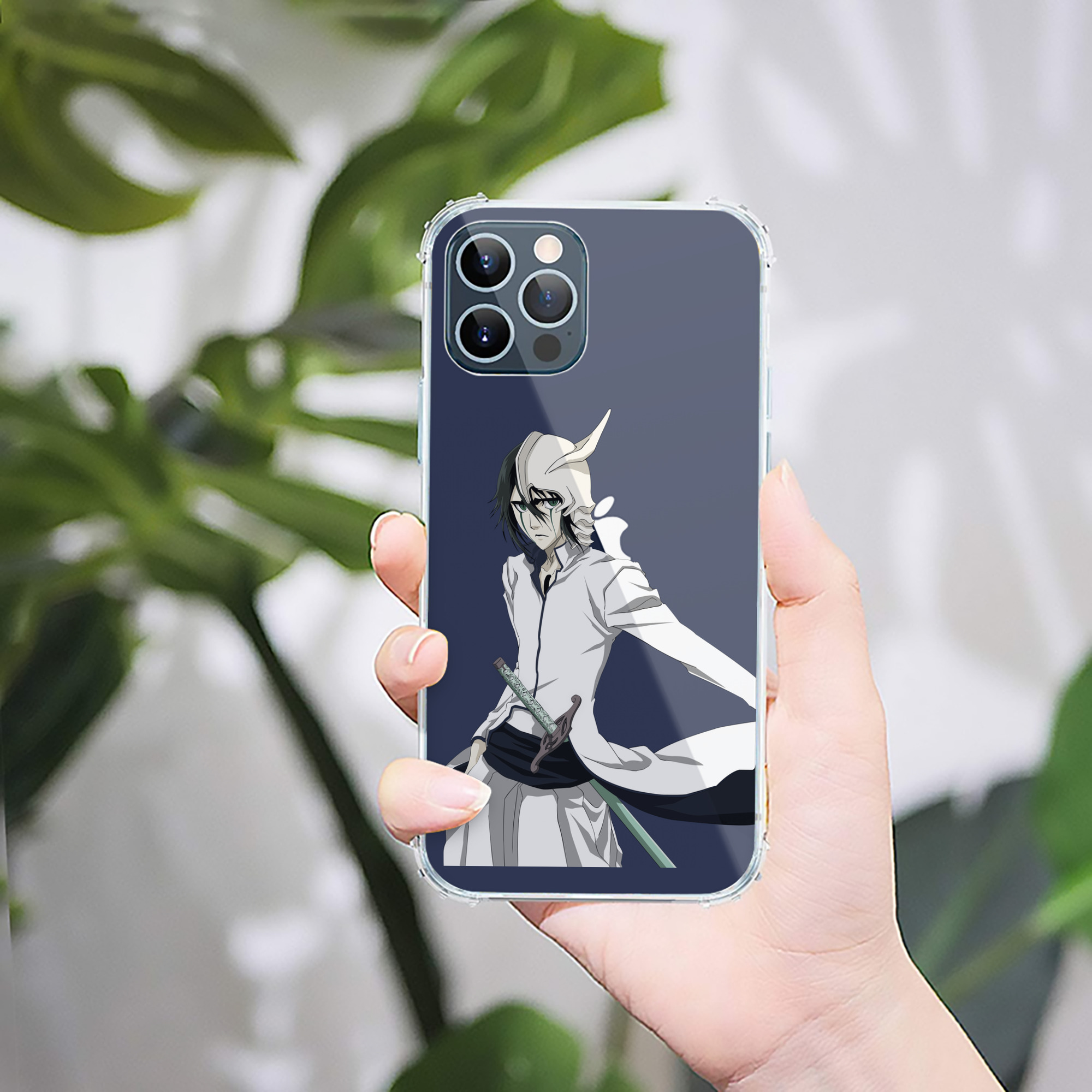 （画像用） ブリーチ ウルキオラ·シファー BLEACH Ulquiorra cifer 【iPhone 12シリーズ対応】透明スマホケース（クリアソフトケース）